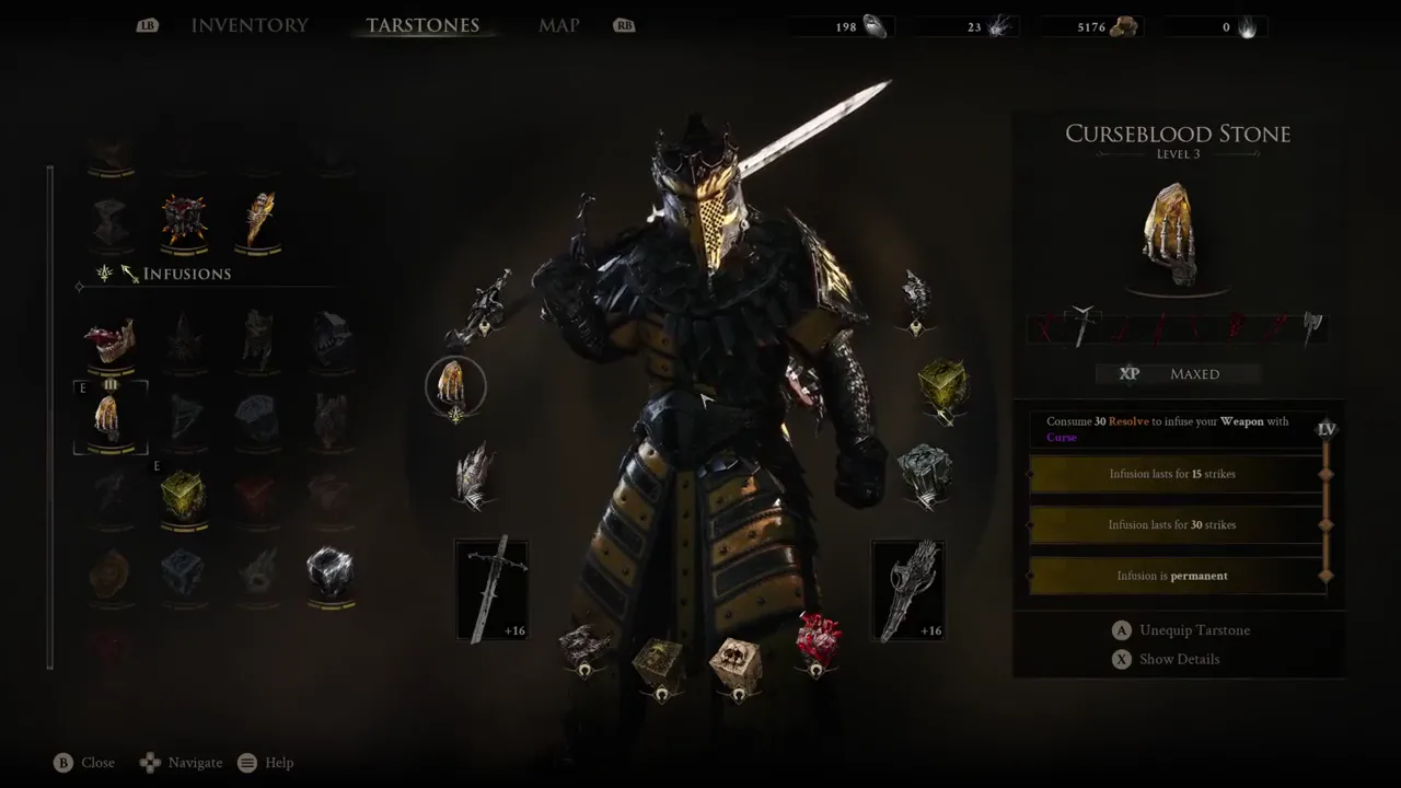 The Iconoclast, the starter melee weapon in Mortal Shell II